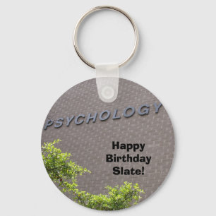 Chaveiro PSICOLOGIA, ardósia do feliz aniversario!