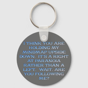 Chaveiro Psicologia: o estudo das pessoas que são paranóide