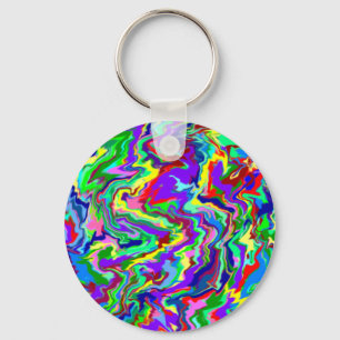 Chaveiro Psychedelic Tie Dye