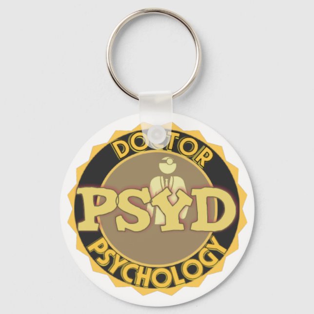 Chaveiro PsyD LOGO - MÉDICO DA PSICOLOGIA (Frente)