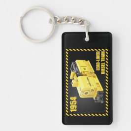 Chaveiro PTW Vintage Chumbo Locomotiva com Revestimento de 