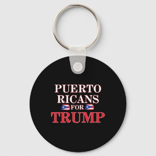 Chaveiro Puertorriqueños Por Trump Orgulho Patriótico Ameri