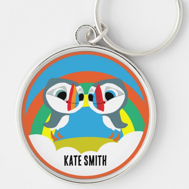 Chaveiro Puffin Rocks (Frente)
