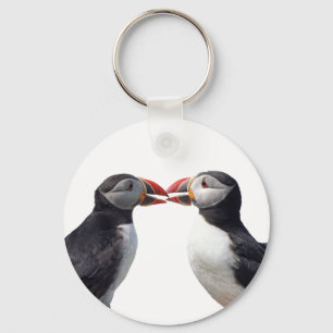 Chaveiro Puffins engraçados