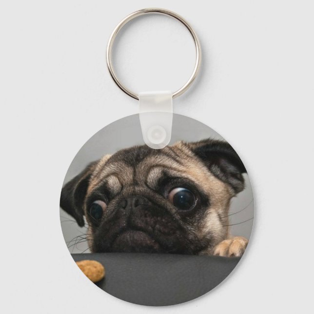 Chaveiro Pug (Frente)