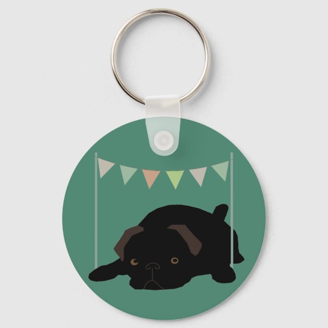 Chaveiro Pug (Frente)