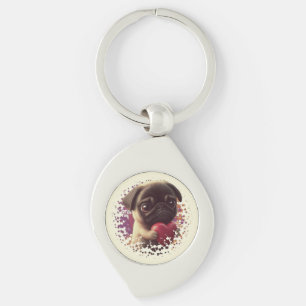 Chaveiro Pug, Animal, Natureza