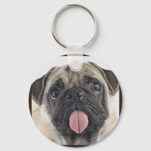 Chaveiro Pug bonito