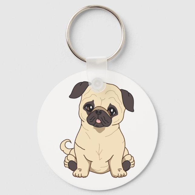 Chaveiro Pug Drake By Pablo Fernandez Limited Edition (Frente)