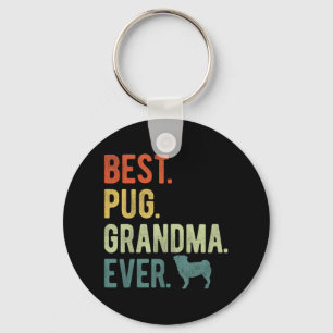 Chaveiro Pug Grandma Ever Dog Dia de as mães