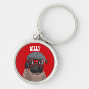 Chaveiro Pug Love