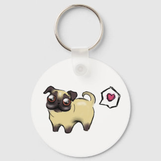 Chaveiro Pug Love