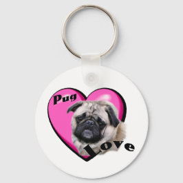 Chaveiro Pug Lovers
