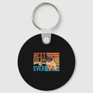 Chaveiro Pug Pai Pai Ever Dia de os pais Papa Pug