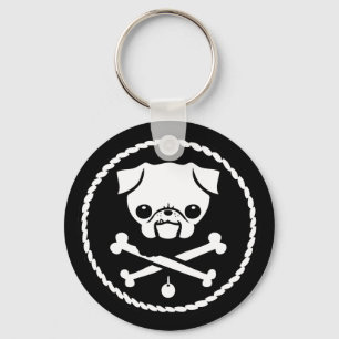Chaveiro Pug Pirate
