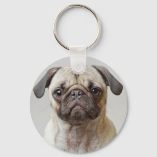 Chaveiro Pug Portrait