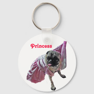 Chaveiro Pug Princess