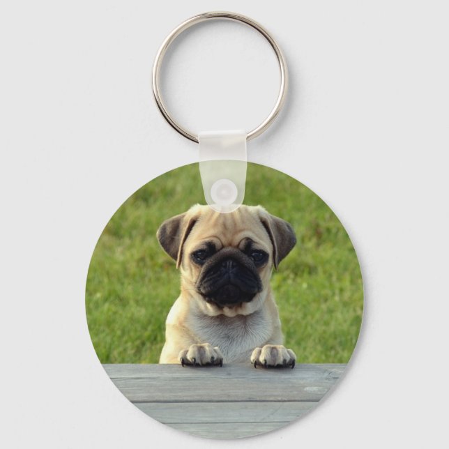 Chaveiro Pug Puppy (Frente)