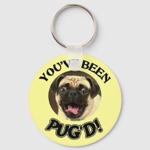 CHAVEIRO PUG - VOCÊ FOI PUG'D! ANIMAL DE ESTIMAÇÃO DO C