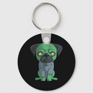 Chaveiro Pug Zumbi