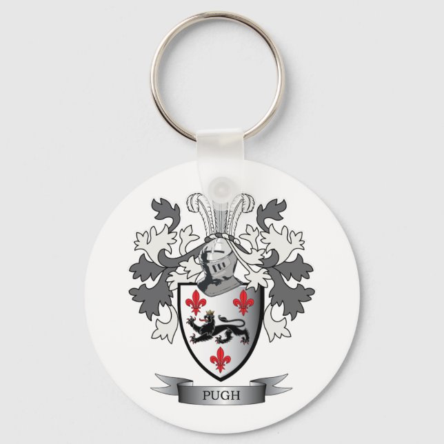 Chaveiro Pugh Family Crest Casaco de Braços (Frente)