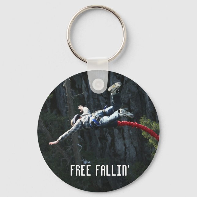 Chaveiro Pular de Bungee Jumping em Queda Livre (Frente)