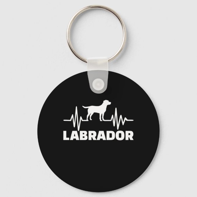 Chaveiro Pulsação do Labrador Retriever (Frente)