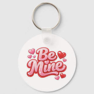 Chaveiro Pulse de Coração Brilhante "Seja Minha"