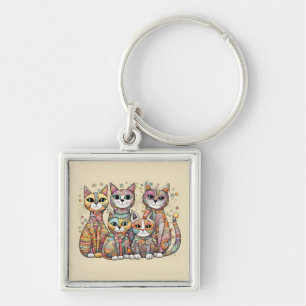 Chaveiro pulseira calmante para gatos