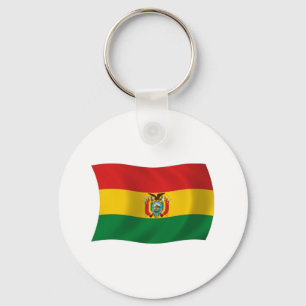 Chaveiro Pulseira com a Bandeira da Bolívia