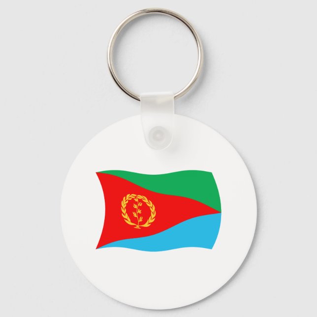 Chaveiro Pulseira com a Bandeira da Eritreia (Frente)
