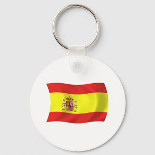 Chaveiro Pulseira com a Bandeira da Espanha