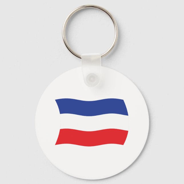 Chaveiro Pulseira com a bandeira da Iugoslávia (Frente)