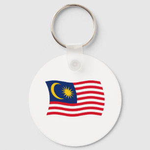 Chaveiro Pulseira com a bandeira da Malásia