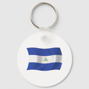 Chaveiro Pulseira com a Bandeira da Nicarágua