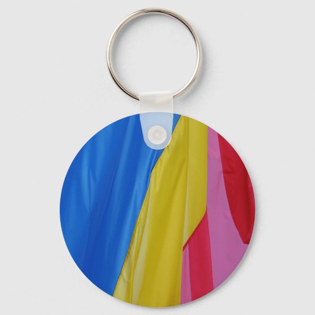 Chaveiro Pulseira com a Bandeira da Romênia (Frente)