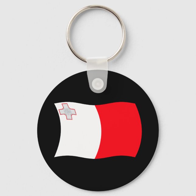 Chaveiro Pulseira com a bandeira de Malta (Frente)
