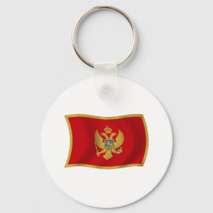 Chaveiro Pulseira com a Bandeira de Montenegro