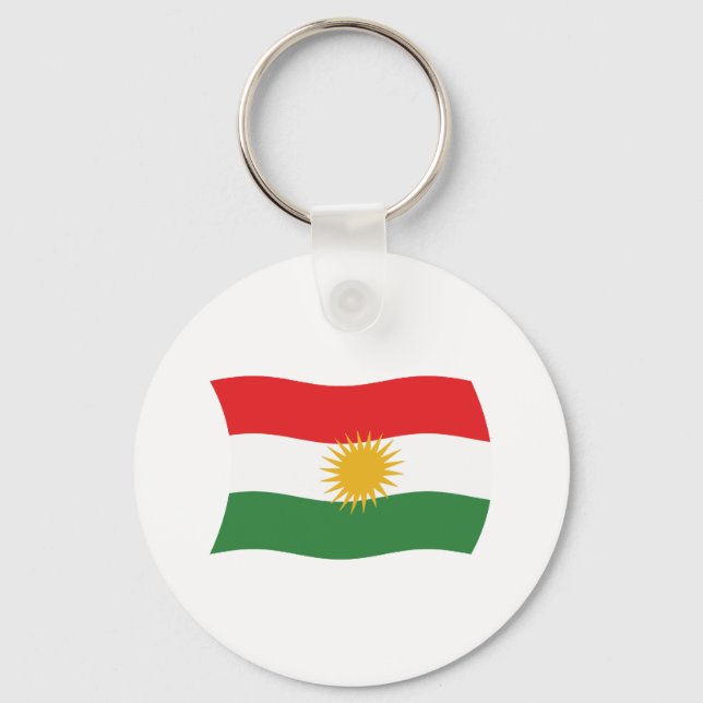 Chaveiro Pulseira com a bandeira do Curdistão (Frente)