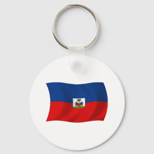 Chaveiro Pulseira com a Bandeira do Haiti