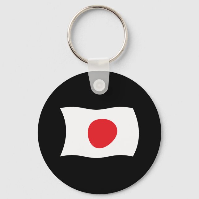 Chaveiro Pulseira com a Bandeira do Japão (Frente)
