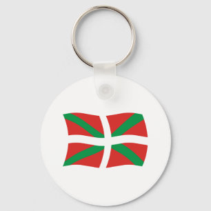 Chaveiro Pulseira com a Bandeira do Povo Basco