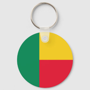 Chaveiro Pulseira com a Bandeira Patriótica do Benim