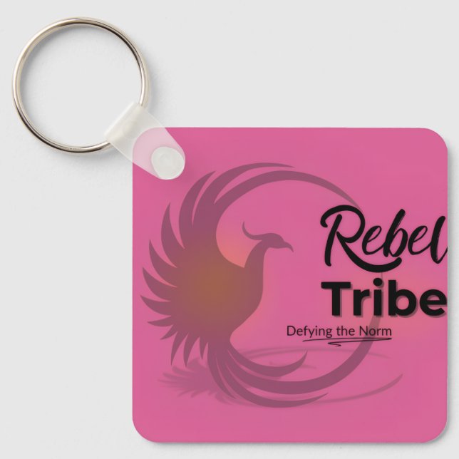 Chaveiro Pulseira com a Chave da Tribo Rebelde Fênix (Frente)