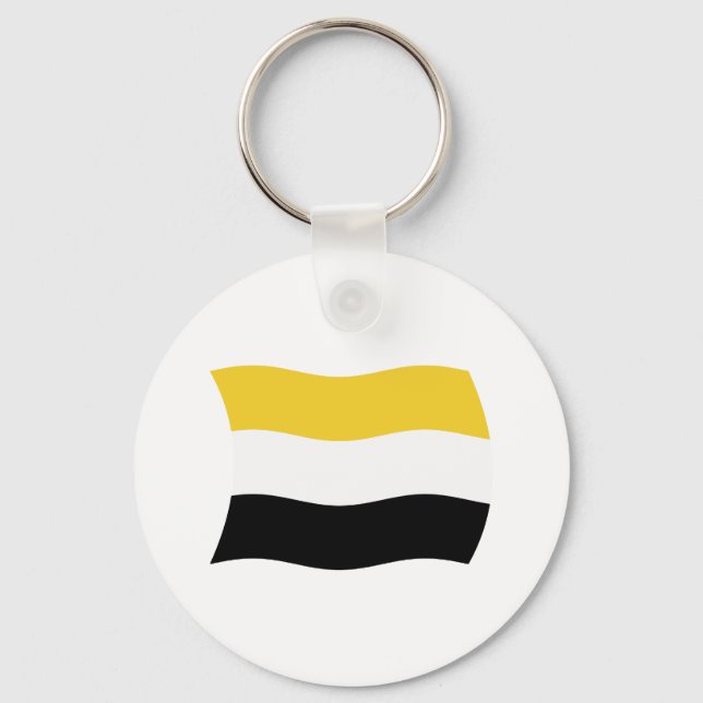 Chaveiro Pulseira com bandeira Garifuna (Frente)