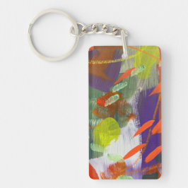 Chaveiro Pulseira com Design de Outono em Queda