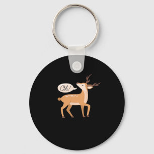 Chaveiro Pulseira com Estética Minimalista Oh Deer Limpa
