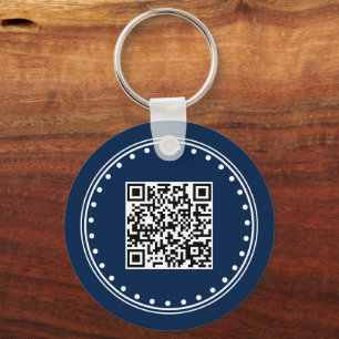 Chaveiro Pulseira com Marca da Empresa e Código QR Logo