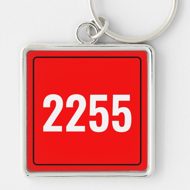 Chaveiro Pulseira com Placa de Identificação de Veículo Per (Frente)