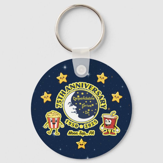 Chaveiro Pulseira comemorativa de 75 anos do Dependable Dri (Frente)